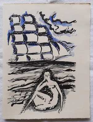 Kees van Dongen - pochoir - Het schip kopen? Bied vanaf 220!