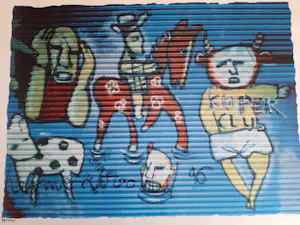 Herman Brood - Litho, Paard. kopen? Bied vanaf 60!