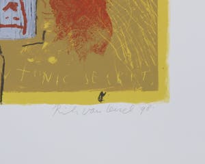 Rik van Iersel - Zeefdruk, Zonder titel kopen? Bied vanaf 1!