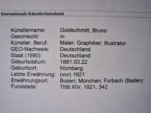 Bruno Goldschmitt - orig. Holzschnitt mit Spruch / Klage nach Krieg kopen? Bied vanaf 95!