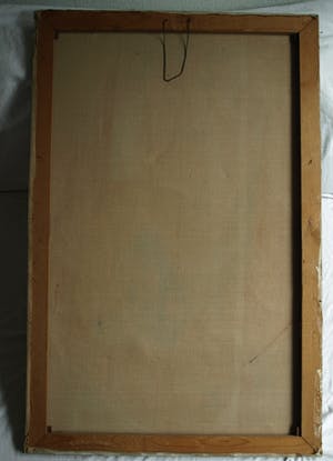 Egbert de Rooy - Acrylverf op doek , Surrealistisch – 1970 – spieraam 100 x 65 cm. kopen? Bied vanaf 1!