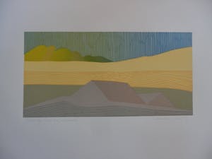 Harr Scheffer - Linosnede GELDERSCHAP Handgesigneerd, kopen? Bied vanaf 45!