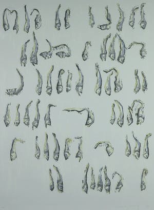 Miranda Penning - Houtsnede, Z.T. (Vissen) - Ingelijst (Groot) kopen? Bied vanaf 70!