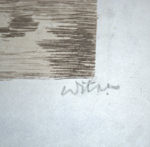 Willem Witsen - Ets - 1912 - het Beurspoortje Amsterdam - fraai ingelijst kopen? Bied vanaf 250!