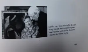 Sarika Goth - Vaas met bloemen (+ kunstboek Goth) kopen? Bied vanaf 220!