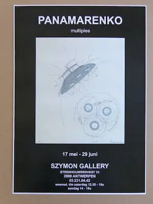 Panamarenko - LOT 3 ZELDZAME AFFICHES / PANAMARENKO + APPEL/RAVEEL + ALECHINSKY / 42x30cm kopen? Bied vanaf 1!
