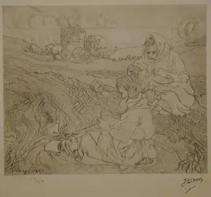 Jan Toorop - 'Nettenboetsters' kopen? Bied vanaf 40!