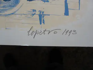 Bettina Lopetro - Zeefdruk, titel. Snake kopen? Bied vanaf 35!