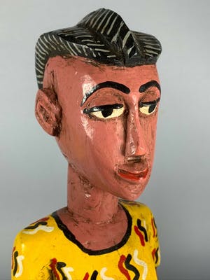 Bobo - 191101 - Tribal Used African Bozo statue - Mali kopen? Bied vanaf 45!