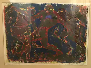 Jan Bezemer - Voetballers in kleur Litho kopen? Bied vanaf 100!