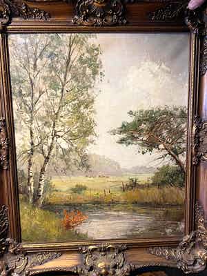 Niet of onleesbaar gesigneerd - Zwart verkocht voor € 1!