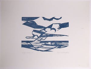 Paul Overhaus - Lot van 4 houtsnedes, Landschappen kopen? Bied vanaf 1!