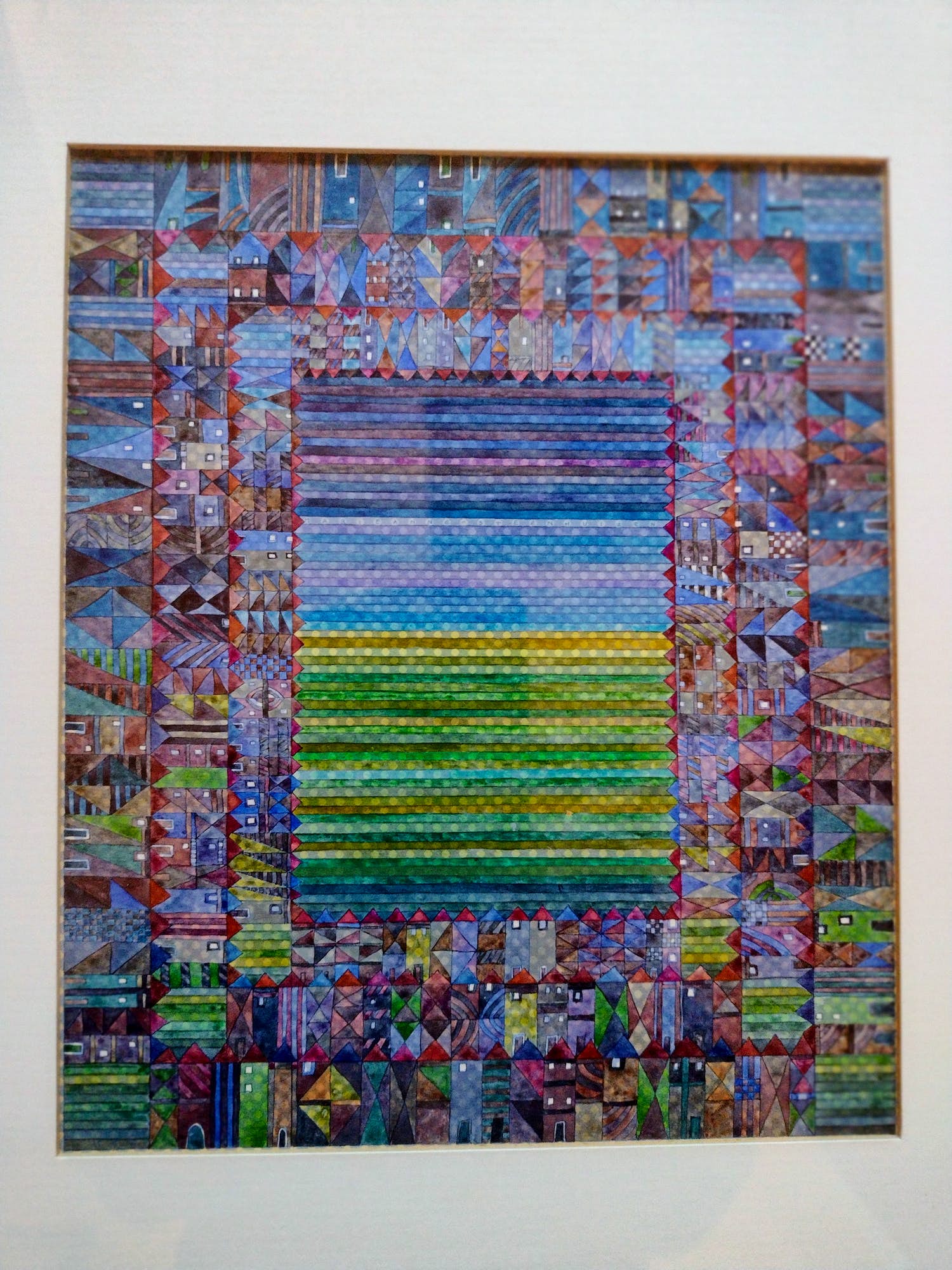 Marie Anne Steenhuizen - Geometrisch kleurenspel verkocht voor € 1!