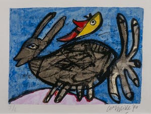 Corneille - Zeefdruk,Dieren- Ingelijst kopen? Bied vanaf 160!