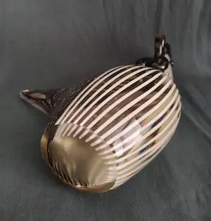 Niet of onleesbaar gesigneerd - De gestreepte haan, handgemaakt kopen? Bied vanaf 1!