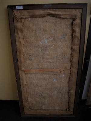 George Ebrin Adringa - (Ivoorkust 1933) GROOT olieverf "Masque Africaine" gesigneerd kopen? Bied vanaf 10!