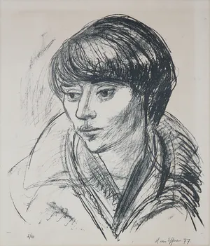 Hans van Efferen - Litho, Zonder titel kopen? Bied vanaf 1!