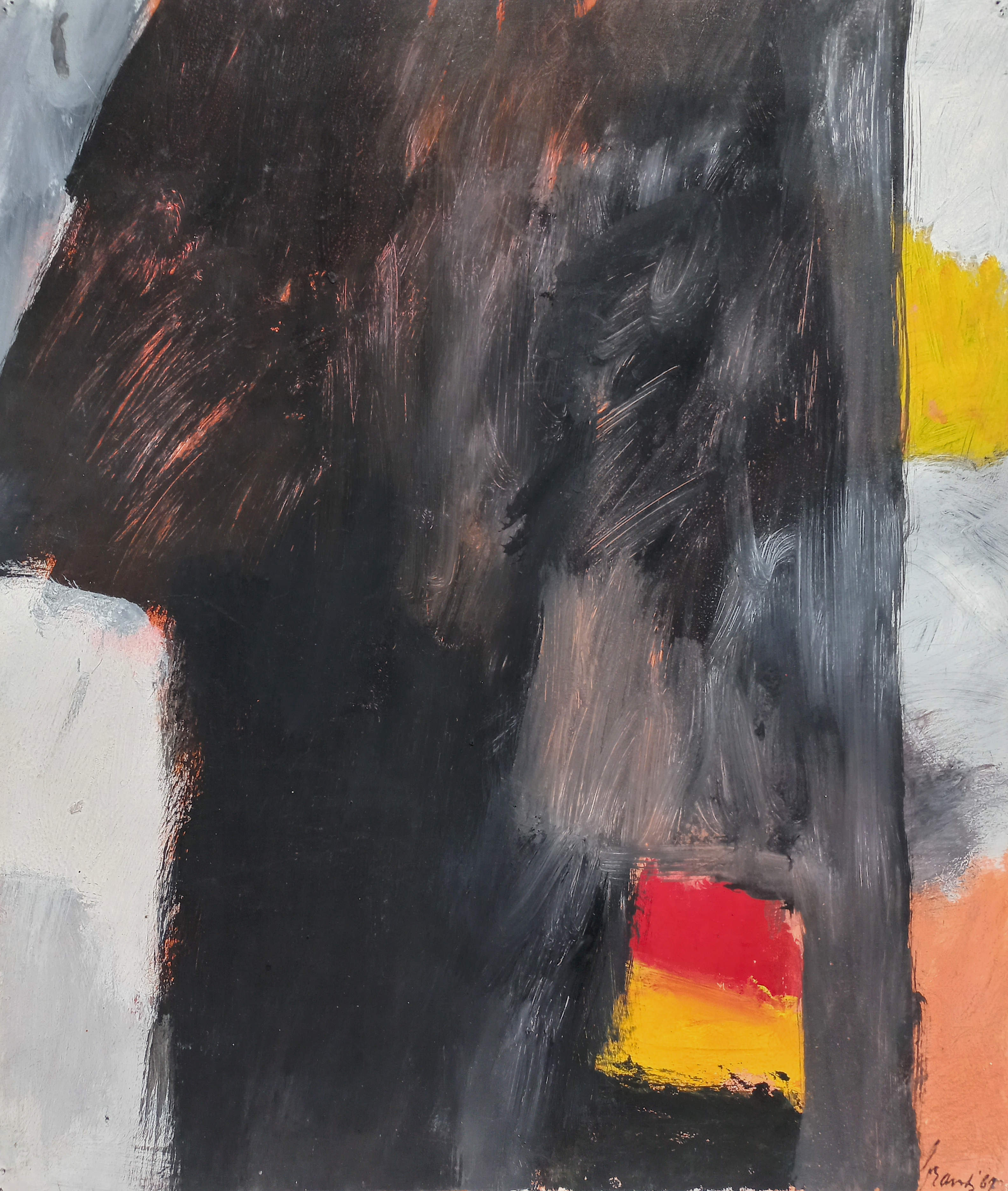 AcheterEugène Brands - The night; a secret - gouache? Enchérissez de 1100!