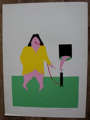 Ad Gerritsen - Litho: 1968 kopen? Bied vanaf 60!