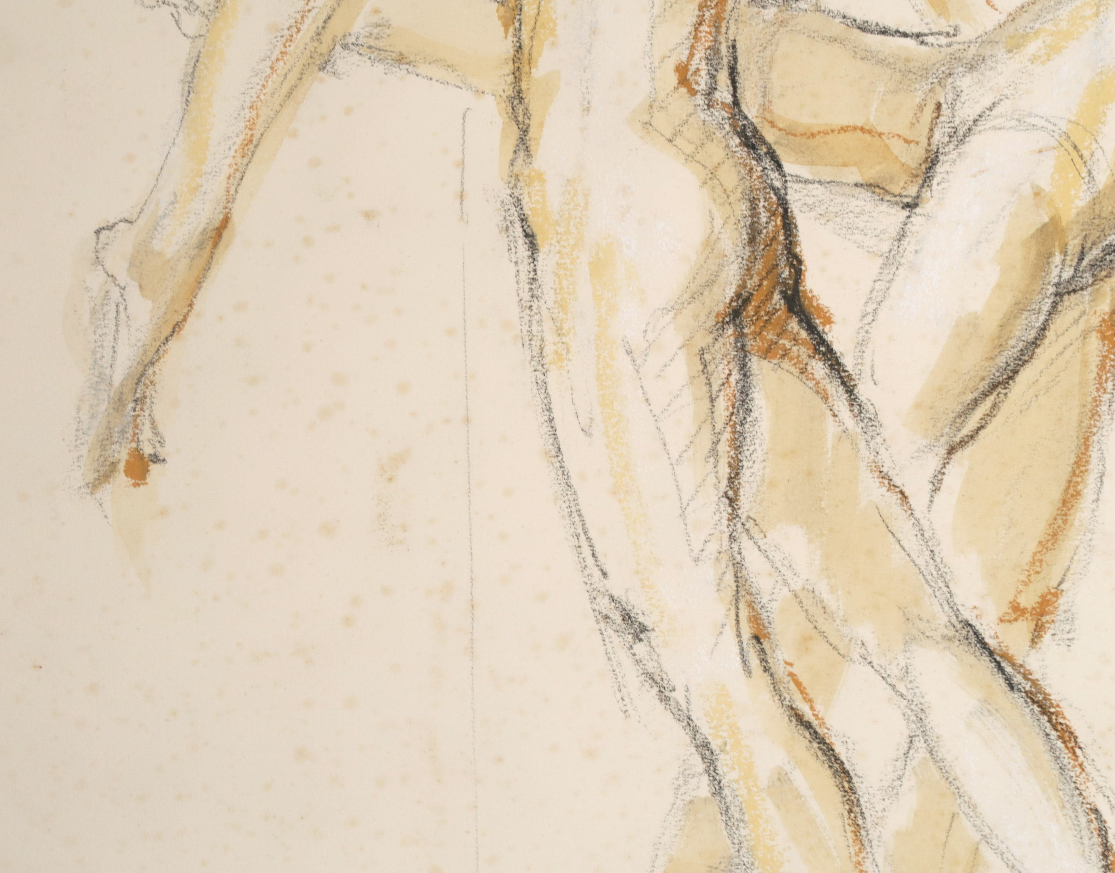 Kees Verkade - Gemengde techniek op papier, Figuurstudies (Groot) kopen? Bied vanaf 600!