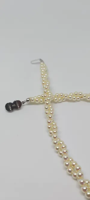 Zoetwaterparel Collier met zilver slotje 835, 41,8 cm lang kopen? Bied vanaf 65!