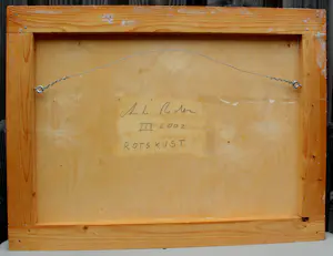 Anke Roder - Olieverf en wax op paneel: "Rotskust" - 2002 kopen? Bied vanaf 1495!