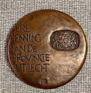 Theo van de Vathorst - Bronzen Erepenning van de provincie Utrecht kopen? Bied vanaf 125!