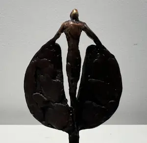 Corry Ammerlaan - Bronzen sculptuur | Een klein spleetje kopen? Bied vanaf 20!