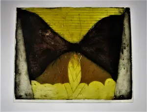 Sam Parabirsingh - Grote handgekleurde Ets "Vlinder"- zeer kleine oplage (5) Ingelijst kopen? Bied vanaf 49!