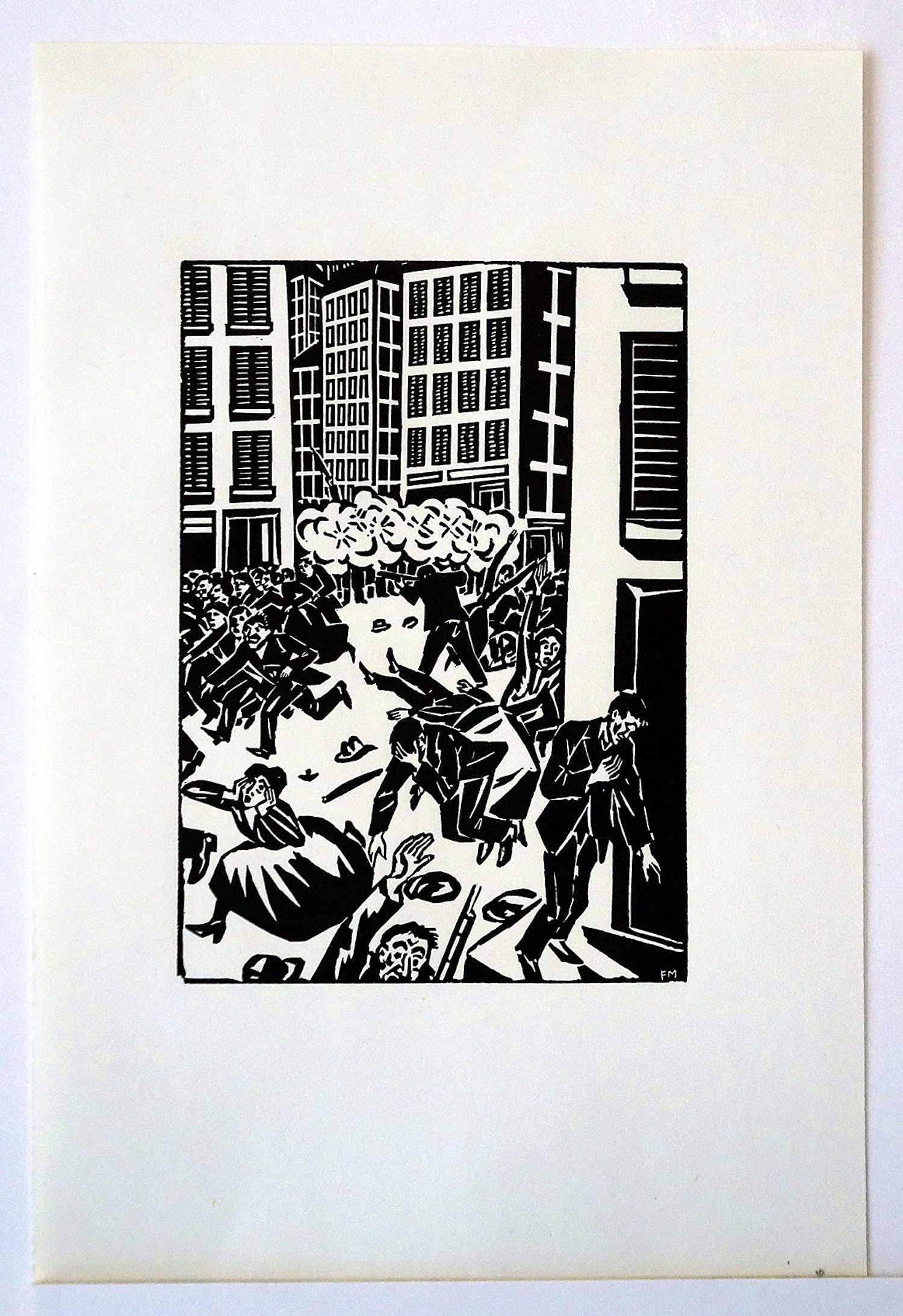 Frans Masereel - Die Stadt verkocht voor € 1!