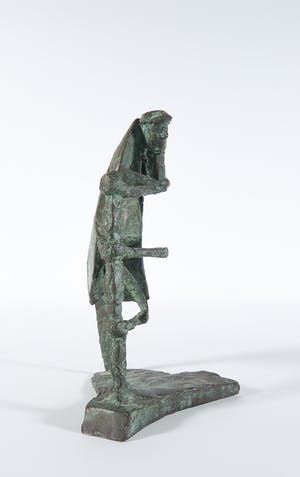 Ad M. Jenner - Brons, Man op brug kopen? Bied vanaf 150!