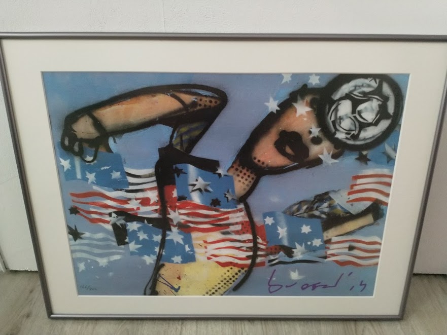 Herman Brood - 'Football Fantasy' verkocht voor € 275!