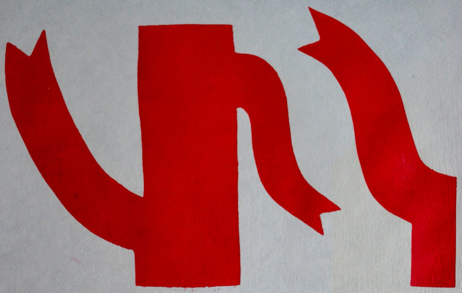 Klaas Gubbels - Houtdruk: Rode kan - 2018 verkocht voor € 1!