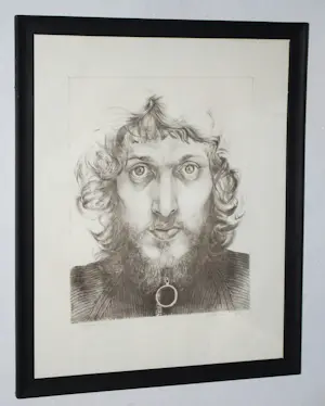 Bart van Belkom - zelfportret uit 1974 kopen? Bied vanaf 40!