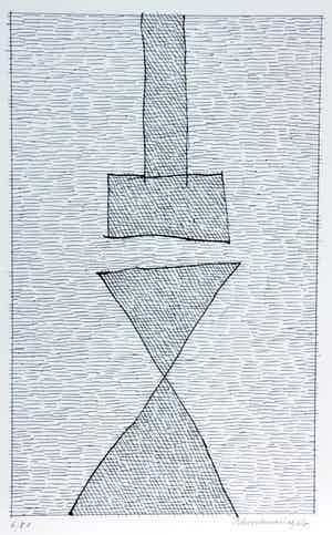 Jan Schoonhoven - Vorm verkocht voor € 250!