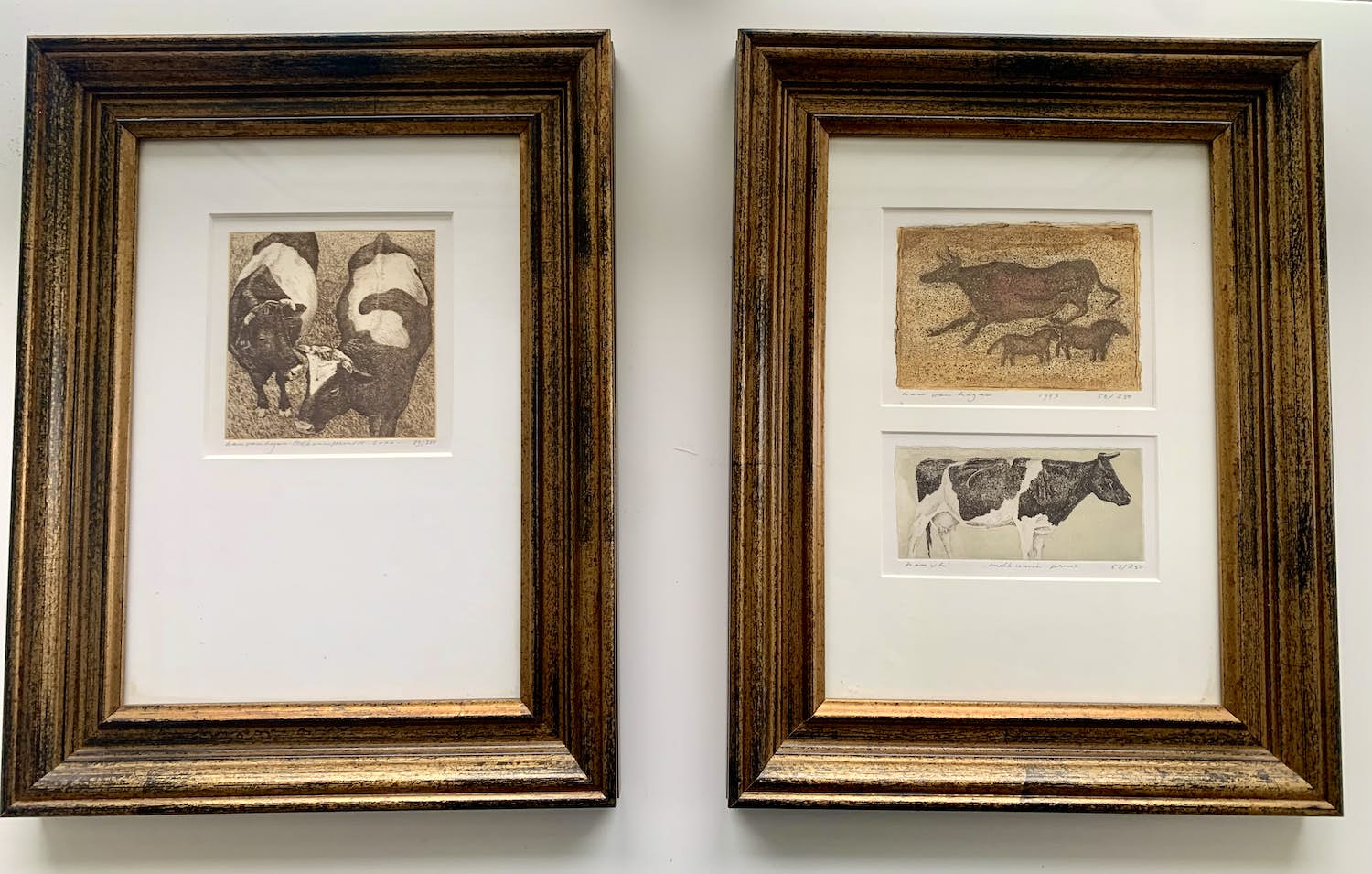 Han van Hagen - Melkunie etsen verkocht voor € 60!