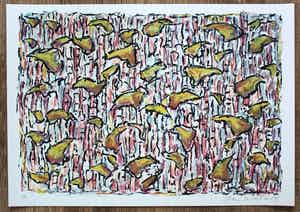 Jan Wolkers - zeefdruk: Winterbeelden X verkocht voor € 195!