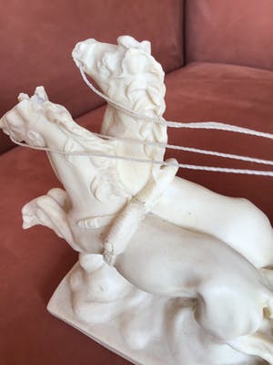 Amilcare Santini - Romeinse strijdwagen, gesigneerd kopen? Bied vanaf 1!