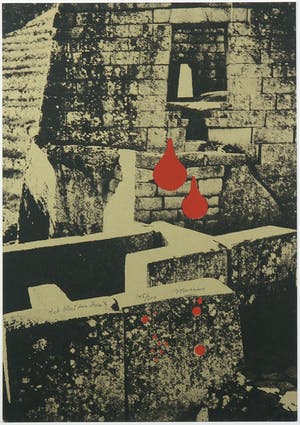 Marius van Beek - Zeefdruk uit de serie Poort van de Zon, Het bloed der Inca's kopen? Bied vanaf 20!