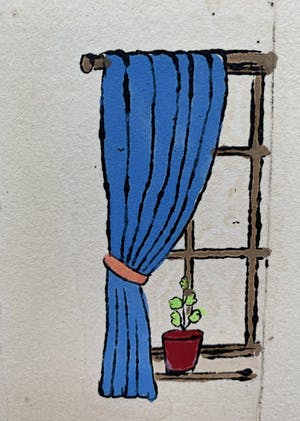 Pieter Holstein - Handgekleurde ets - 'Seine blicke...' - Uniek exemplaar uit een oplage van 40 kopen? Bied vanaf 125!