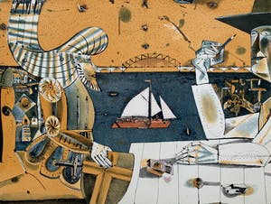 Stanislaw Wejman - ets/aquatint - 'Balkdrager & blauwvinger' - 1992 kopen? Bied vanaf 100!