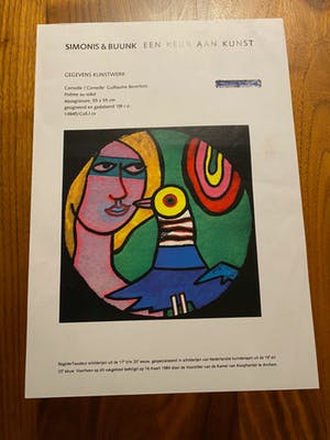 Corneille - Aquagravure 55*55 cm kopen? Bied vanaf 450!