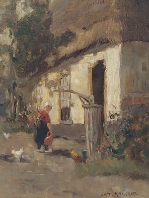 Jan Simon Knikker (sr.) - Boerenerf met waterput kopen? Bied vanaf 400!