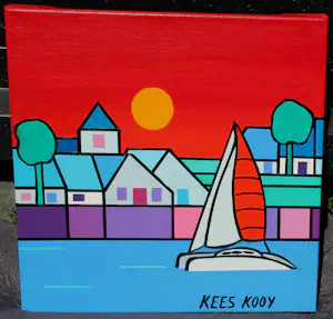 Kees Kooy - Olieverf op doek kopen? Bied vanaf 225!