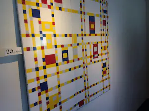 Piet Mondriaan - Lozenge Comp. with Red, Black, Blue and Yellow, emaille op metaal (unica, groot) kopen? Bied vanaf 695!