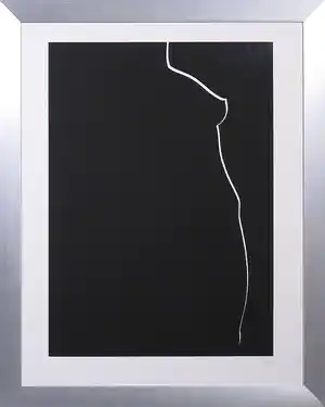 Harry van Kuyk - Zeefdruk uit het portfolio Grafinu - Ingelijst verkocht voor € 1!