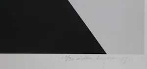 Willem Hussem - zeefdruk: Geometrisch abstracte compositie (groot, oplage slechts 30 stuks) kopen? Bied vanaf 125!