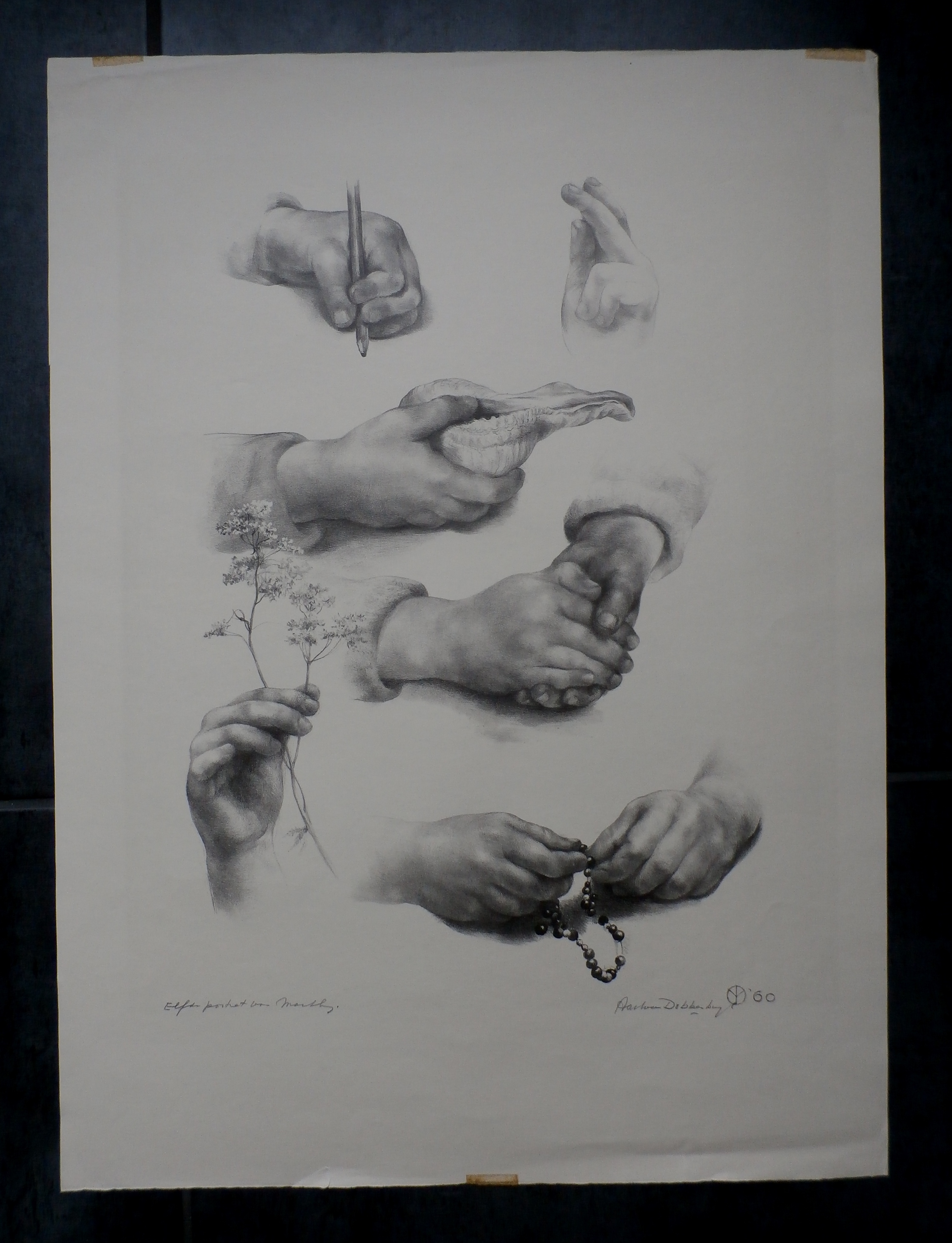 Aart van Dobbenburgh - Litho - Elfde portret van Marthy - 1960 kopen? Bied vanaf 45!