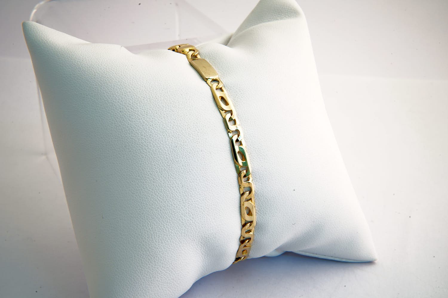 121 -  14 karaats geel-gouden armband - anker / marine schakel - gekeurd kopen? Bied vanaf 280!