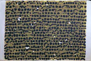 Jef Diederen - Linosnede op Japans papier, Zonder titel verkocht voor € 100!